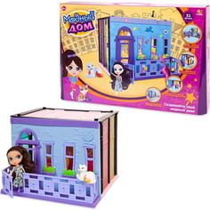 Кукольный дом Abtoys Модный в наборе с куклой и мебелью, 100 деталей (PT-00848)