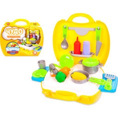 Детская кухня Abtoys Чудо-чемоданчик, 21 предмет (PT-00458)