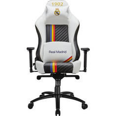 Кресло компьютерное игровое TESORO Real Madrid MB730-RM white