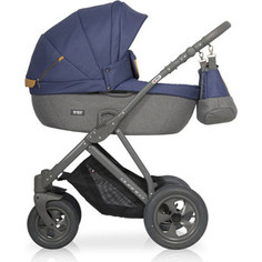 Коляска 2 в 1 Riko QUANTO 04 серый-фиолетовый