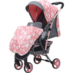 Коляска прогулочная Rant LARGO RA054 Stars (pink)