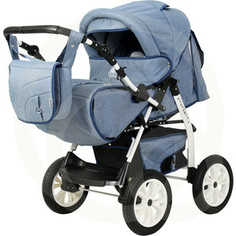 Коляска прогулочная Bart Plast VICTORIA PRIME PKL 04 светло-синий джинс