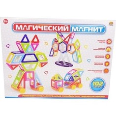 Магнитный конструктор Abtoys Магический магнит, 102 предмета (PT-00750)