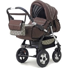 Коляска прогулочная Bart Plast DIANA 2016 PKLO поворот RO04 коричневый