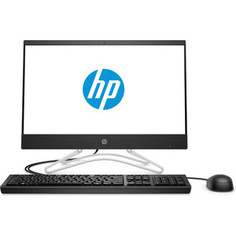 Моноблок HP 200 G3 AiO black (Pen J5005/4Gb/128GbSSD/noDVD/VGA int/WF/BT/DOS/kb+ms) (4YW26ES)