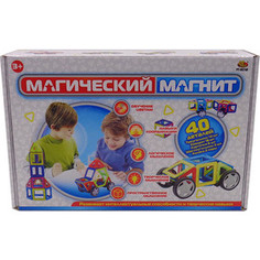 Магнитный конструктор Abtoys Магический магнит , 40 деталей (PT-00748)