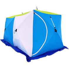 Палатка для зимней рыбалки Стэк Куб-2 трехслойная Дубль