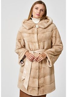 Норковая шуба с капюшоном Empire of Fur