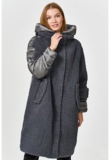 Комбинированное утепленное пальто Acasta