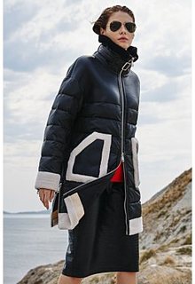 Утепленная куртка с отделкой Virtuale Fur Collection
