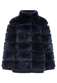 Короткая шуба из меха кролика Virtuale Fur Collection