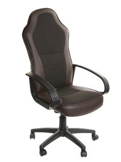 Компьютерное кресло TetChair Kappa искусственная кожа, ткань Brown-Beige 10538
