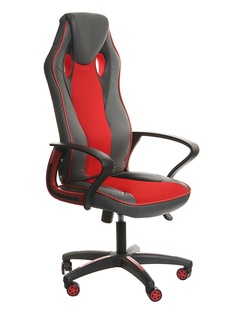 Компьютерное кресло TetChair Racer New искусственная кожа, ткань Metallic-Red 13229