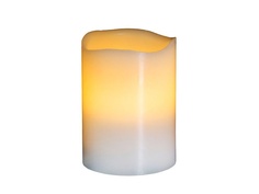 Светодиодная свеча Edelman 10x7.5cm White 106837