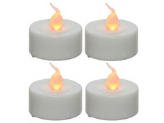 Светодиодная свеча Kaemingk Теплые огоньки White 482297