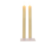 Светодиодная свеча Kaemingk Живая душа 2x24cm 2шт Cream 480019