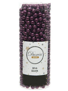 Бусы Kaemingk Цветной бисер 10m Plum 000708
