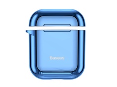 Чехол Baseus Shining Hook Case for Airpods 1/2 Generation Blue ARAPPOD-A03