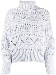 Isabel Marant Étoile джемпер с вышивкой и высоким воротником