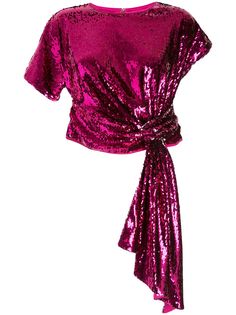 Alice McCall топ асимметричного кроя с завязкой