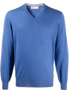 Brunello Cucinelli джемпер с V-образным вырезом