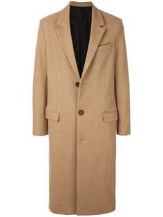 Ami Paris длинное пальто на трех пуговицах