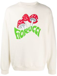 Fiorucci толстовка 70s Mushroom свободного кроя