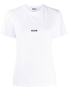 MSGM футболка с логотипом