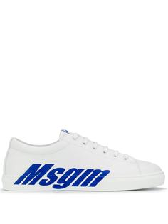 MSGM кроссовки с контрастными логотипом