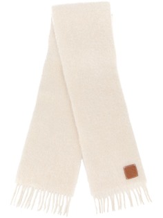Loewe шарф с нашивкой-логотипом