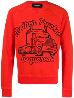 Dsquared2 толстовка с графичным принтом Mother Trucker