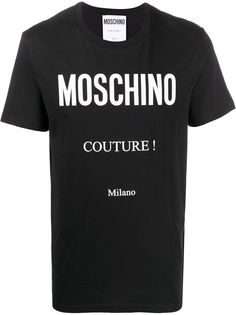 Moschino футболка с логотипом Couture