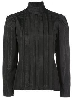 Batsheva плиссированная блузка с высоким воротником
