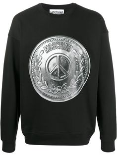 Moschino coin print sweatshirt