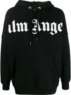 Palm Angels худи оверсайз с логотипом