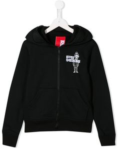 AI Riders on the Storm chest logo hoodie