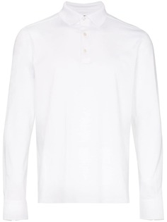 Ermenegildo Zegna однотонная рубашка-поло