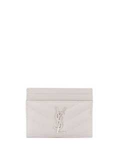 Saint Laurent картхолдер с декором Monogram