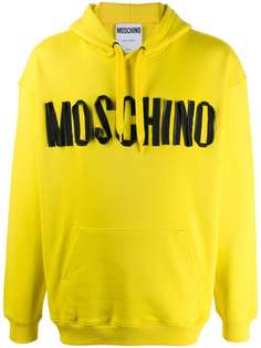 Moschino худи на молнии с логотипом