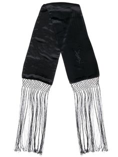 Yves Saint Laurent Pre-Owned шарф 1980-х годов с бахромой