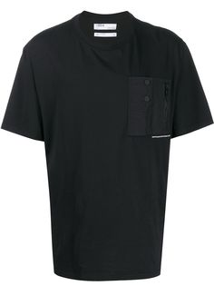 C2h4 футболка оверсайз с накладным карманом