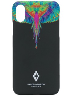 Marcelo Burlon County Of Milan чехол Fluo Wings для iPhone XS