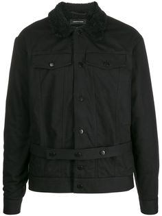 Odeur куртка-рубашка с двумя карманами и подкладкой