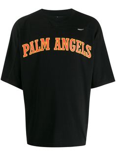 Palm Angels футболка оверсайз с логотипом