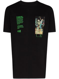 Off-White футболка с принтом