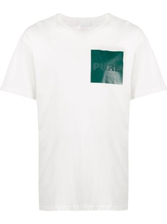 Haikure graphic print patch T-shirt
