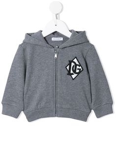 Dolce & Gabbana Kids куртка на молнии с вышивкой