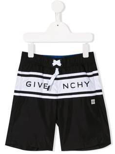 Givenchy Kids плавки-шорты с кулиской и логотипом