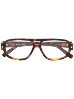 Dsquared2 Eyewear очки в квадратной оправе черепаховой расцветки