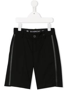 Givenchy Kids шорты с лампасами